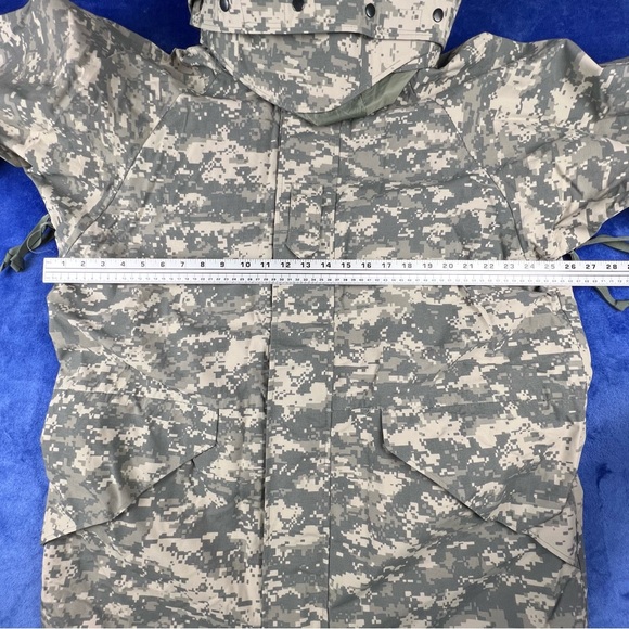 Tru-Spec H20 ECWCS Parka Digital Camo LARGE LONG W/Liner 100% Nylon - Picture 8 of 12